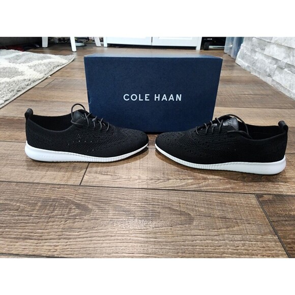 Cole Haan 2 Zerogrand Stitchlite Oxford Perforated Womens Black size 8 sneaker - Picture 5 of 8